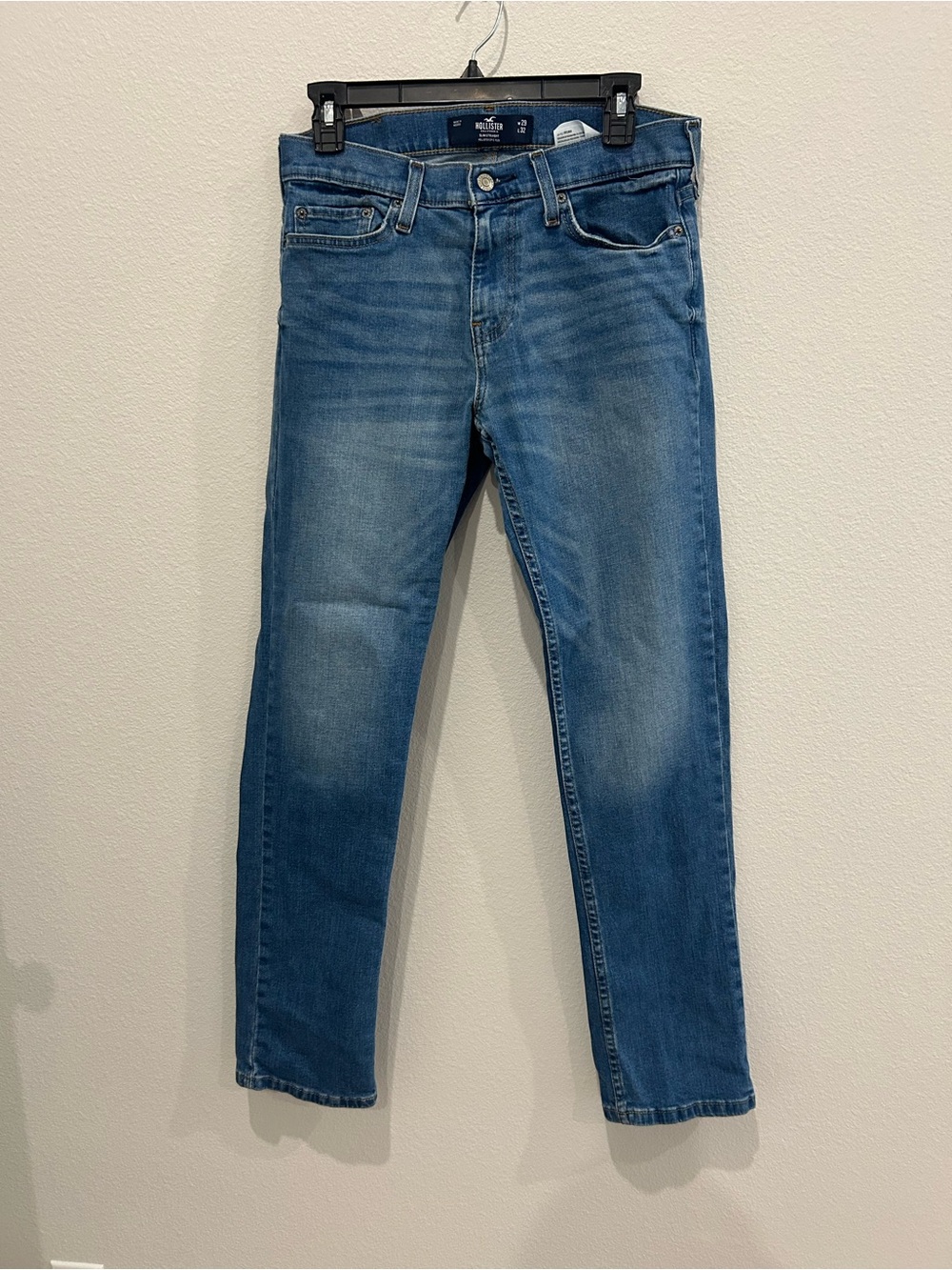 Hollister Slim Straight Mid Blue Jeans